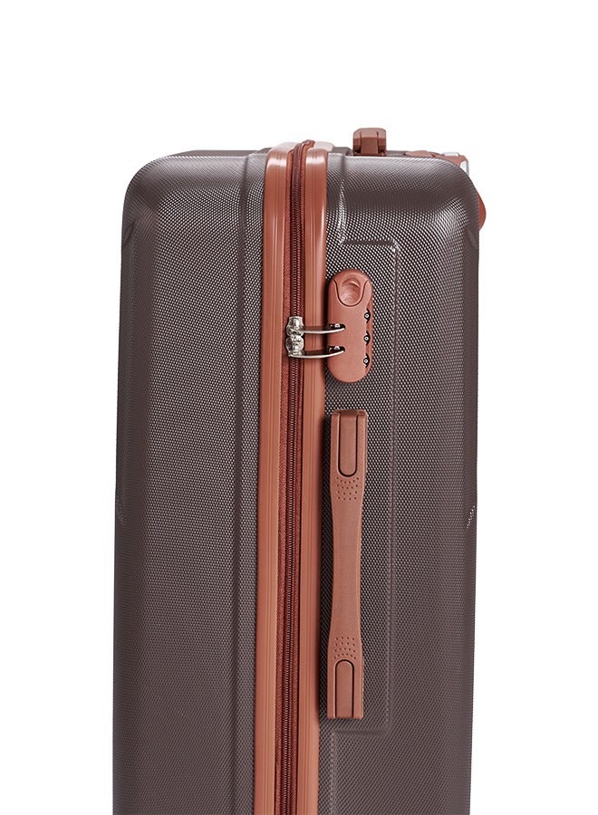 LIMRA Cabin Carry Check-In Luggage Trolley Size 20 inch Coffee - Image 4