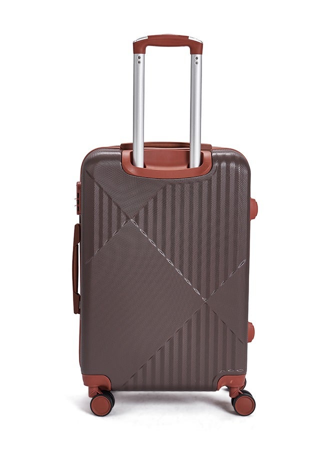 LIMRA Cabin Carry Check-In Luggage Trolley Size 20 inch Coffee - Image 3