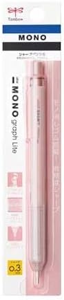 Tombow Tombow Mono Graph Lite Mechanical Pencil  03mm  Grayish Pink DPA121G - Image 1