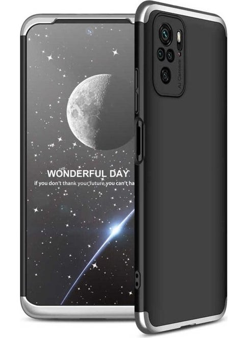 Megafox Teknoloji - Xiaomi Redmi Note 10S Compatible Case Ays Cover, Black-Grey - Image 1
