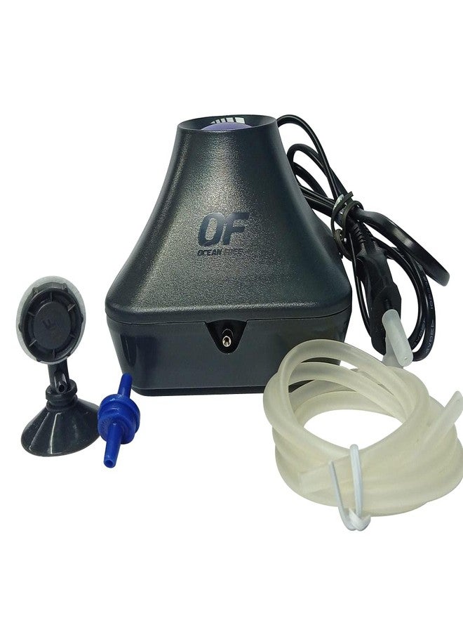 مضخة هواء SCH Pumps Vultron-5000 فائقة الهدوء وقابلة للتعديل ذات مخرجين لأحواض الأسماك، وأحواض السمك، والزراعة المائية، وتربية الأحياء المائية. - Image 4