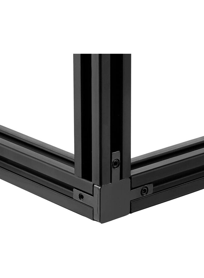 8Sets 3-Way End Corner Bracket Solid Connectors for 2020 Series 6mm Slot Aluminum Profile Accessories (Size : 40) - Image 3
