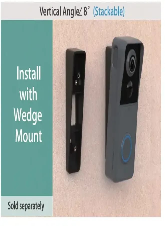 Smart Video Doorbell J9 – 1080P HD WiFi Doorbell with Two-Way Audio, Motion Detection, Night Vision, Cloud Storage, Compatible with Alexa & Google Assistant  - Image 3