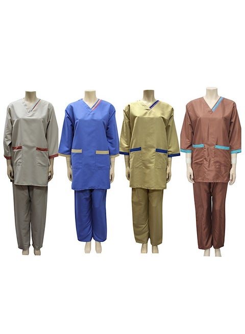 أطقم عاملة منزلية والمربية مكون من 3 قطع