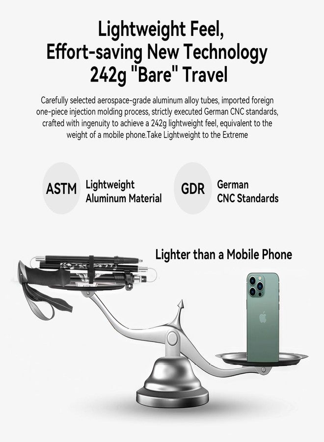 بردوس عصي المشي الخفيفة والقابلة للتعديل من باردوس (عصا واحدة) - مناسبة للمشي والتنزه والسفر للرجال والنساء والمتنزهين وحاملي الحقائب وكبار السن - Image 5