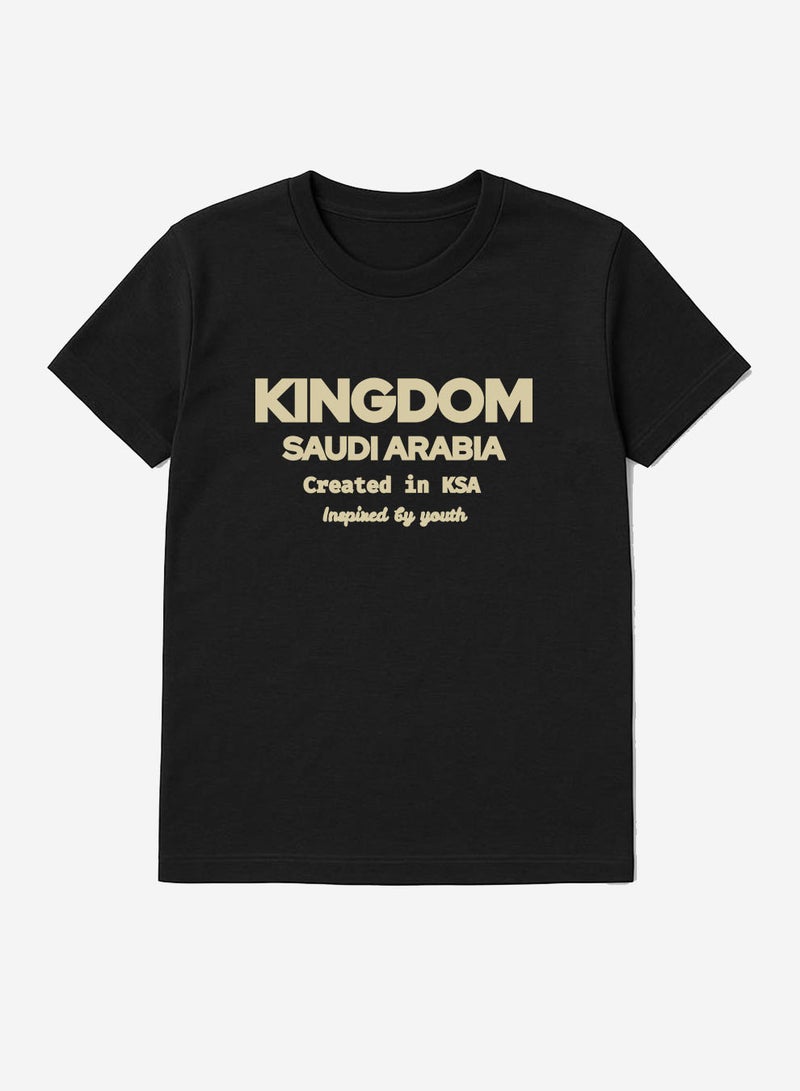 LOWHA Cotton T-Shirt for Saudi National Day or Everyday Saudi Pride Wear for Women & Men - Image 1