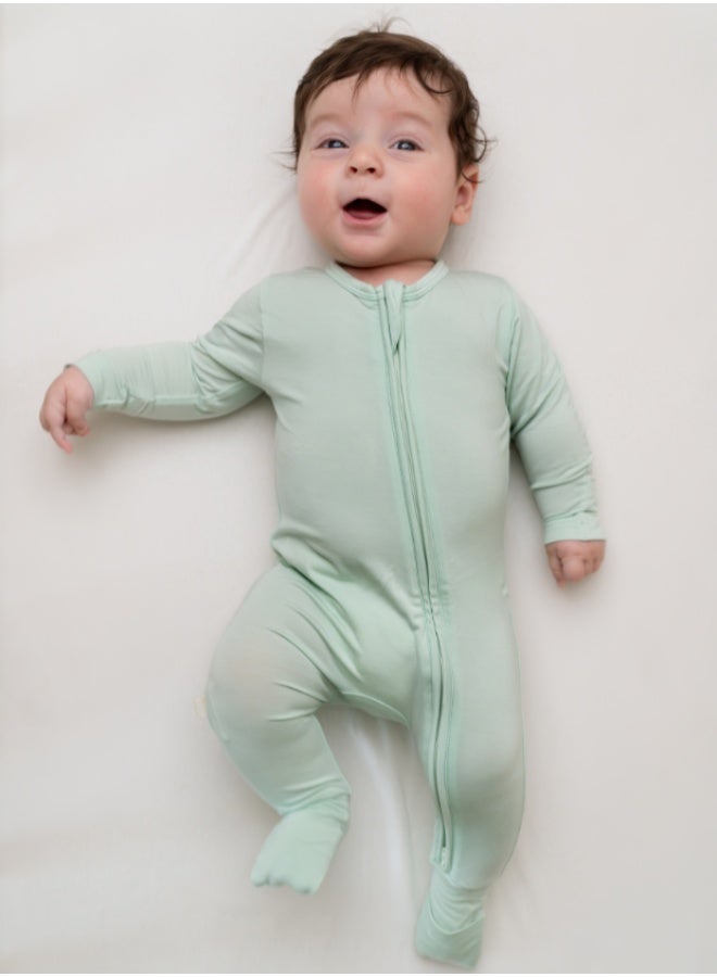 Hushabye – Bamboo Sleepsuit Mix Pack - Pastels - Image 4