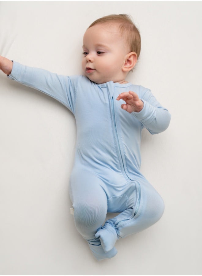 Hushabye – Bamboo Sleepsuit Mix Pack - Pastels - Image 3