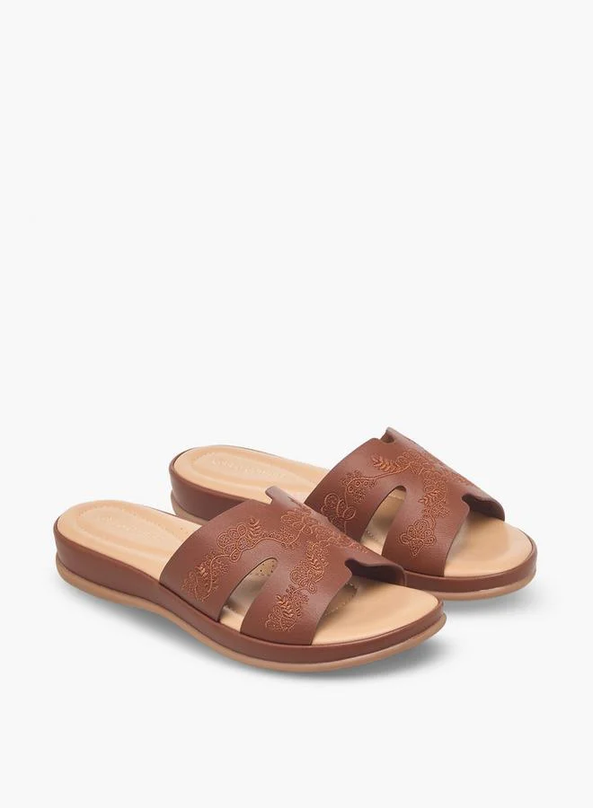 لو كونفورت Women Embroidered Comfort Sandals