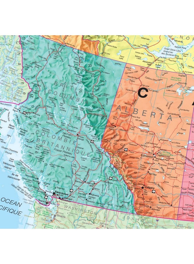 Maps International Large Political Canada Wall Map - Laminated - 33 X 47" - Image 4
