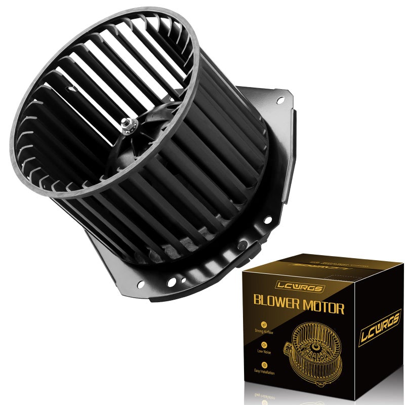 AC Blower Motor with Fan Fits for 1992 1993 1994 1995 1996 Chevy Silverado Suburban 1500 2500 Tahoe GMC Sierra Yukon C1500 C2500 K1500 K2500 G20 HVAC Heater Blower Motor Replaces 700103