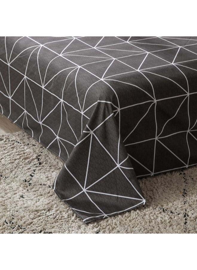 yongsheng 3-Piece Simple Fashion Design Bedding Set Polyester Grey，Ultra Soft and Easy Care Design Summer Bedding Duvet Cover  - Image 4