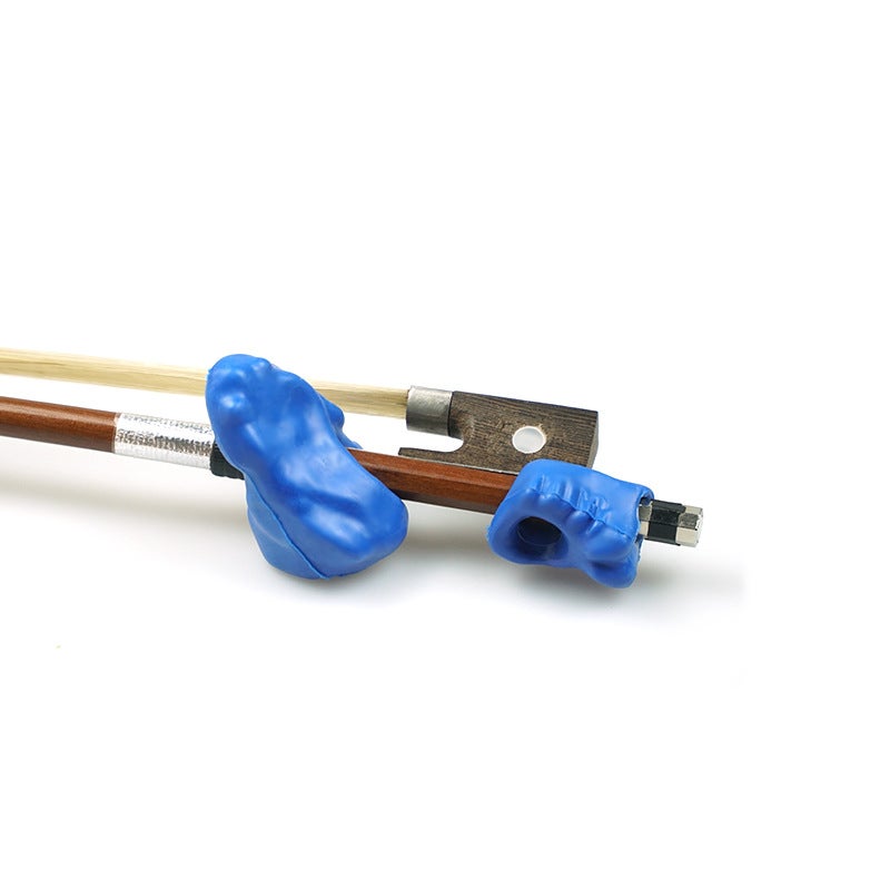 Generic Violin bow grip corrector hand shape correction beginner professional silicone environmental protection Sapphire Blue