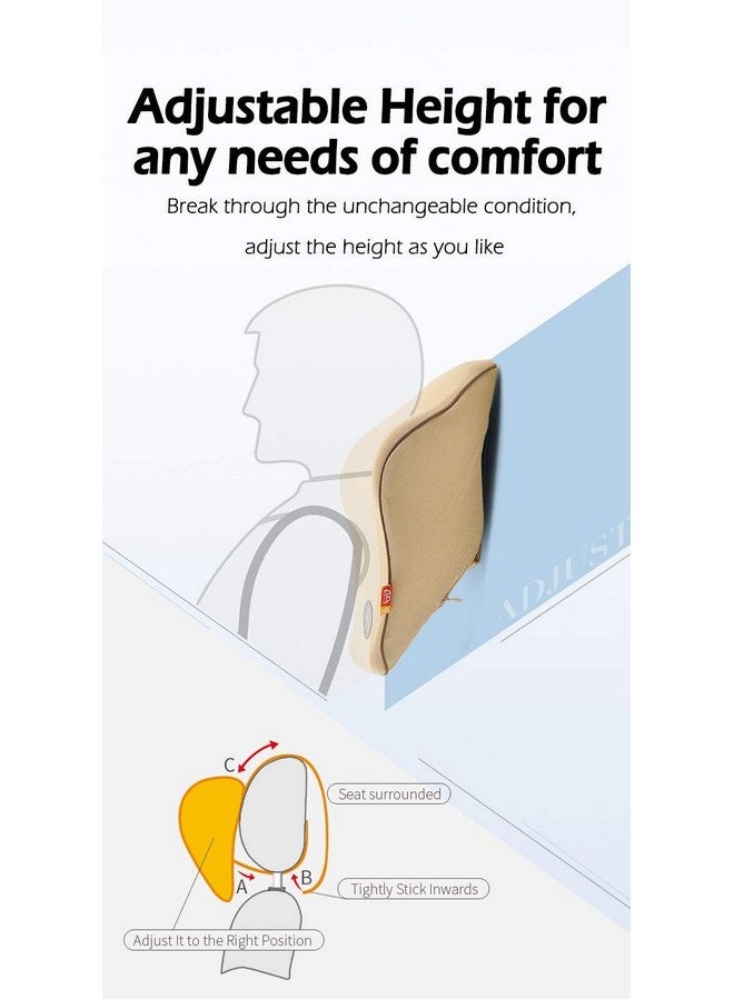 Gigi (G-1602) Gigi Memory Foam Car Neck Pillow Car Headrest, Head Pillow, Rest Pillow, Protect Neck (Brown) - Image 4