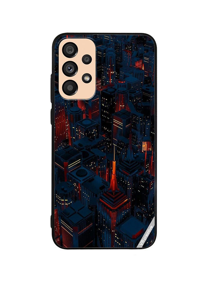 VR CREATIVE Protective Case Cover For Samsung Galaxy A53 5G Dark City Design Multicolour - Image 1