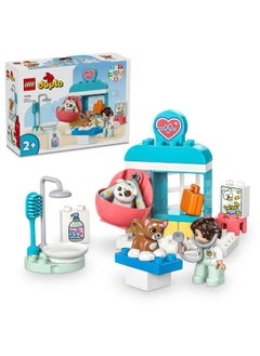 LEGO Duplo Town Visit To The Vet Clinic Toy 10438 Building Toy Set (28 Pieces)  - Image 2