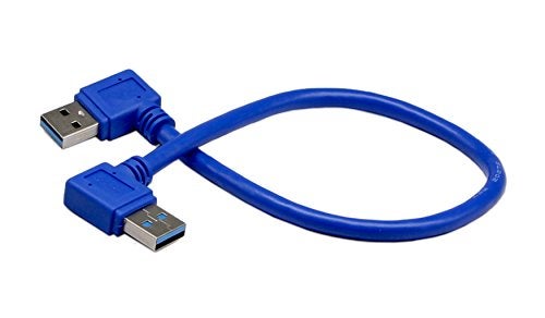zdyCGTime 30cm USB 3.0 A Male 90 Degree Right Angle to Male Left Angled Extension Cable - Image 4