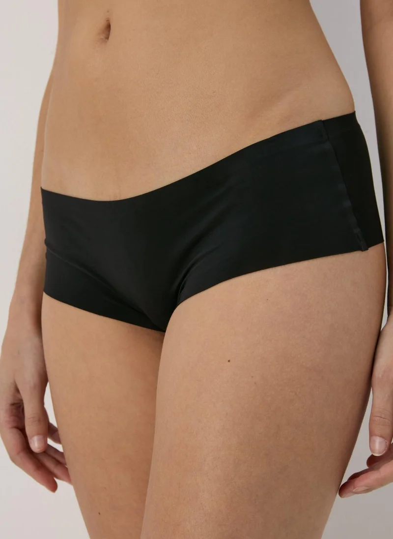 Matalan 4 Pack Black Short Knickers