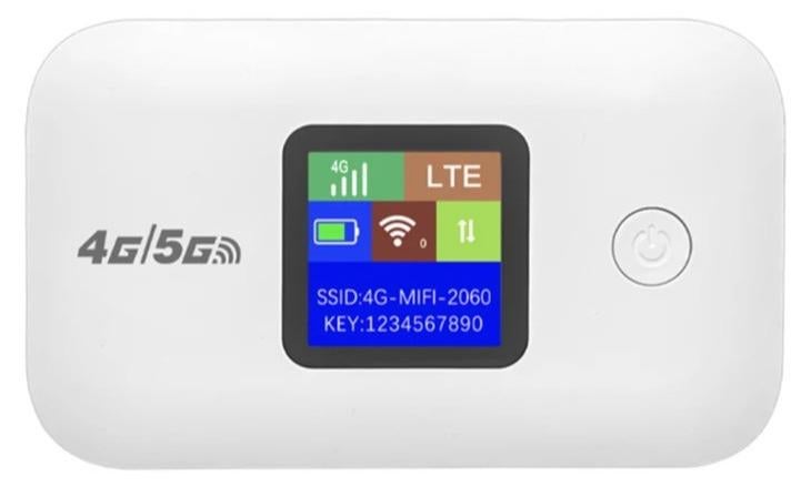 العربية: جهاز راوتر واي فاي 4G LTE محمول، نقطة اتصال صغيرة مع فتحة بطاقة SIM، سرعة 150Mbps، بطارية 3000mAh، واجهة Type-C، يدعم 8–10 مستخدمين - Image 1