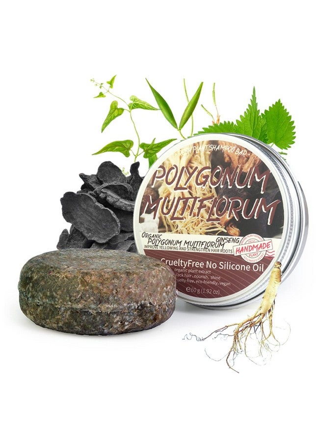 Hotiary Otiary Hair Darkening Shampoo Bar Shouwu Darkening Shampoo Bar For Gray Hair Blackening Shampoo Bar All Nature Organic Hair Darkening Shampoo Bar (Polygonum Multiflorum For Grey Hair)  - Image 2