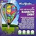Premier Kites Hot Air Balloon Hanging Garden Spinner 26 Vibrant Rainbow Orbit Design WeatherResistant Outdoor Decor Durable Lightweight for Patios Yards and Gardens EyeCatching Wind Spinner - Image 3