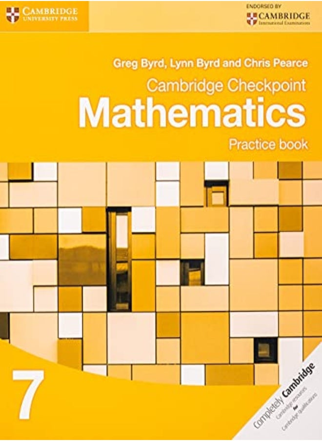 Cambridge Checkpoint Mathematics Practice Book 7 