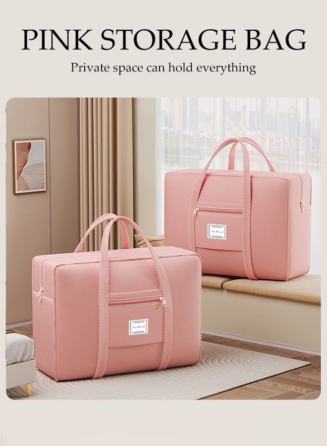DUNISO 2 Pcs Expandable Foldable Duffle Bag,Suitcase Collapsible Travel Luggage Bag, Lightweight Suitcases, Durable Duffle Sports Bag for Men and Women - Image 4