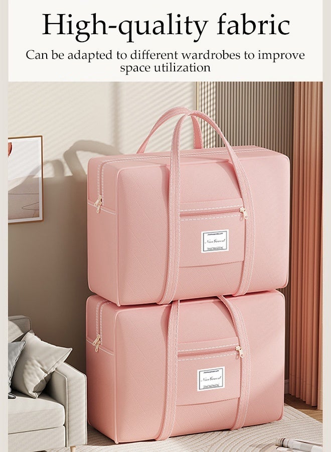 DUNISO 2 Pcs Expandable Foldable Duffle Bag,Suitcase Collapsible Travel Luggage Bag, Lightweight Suitcases, Durable Duffle Sports Bag for Men and Women - Image 5