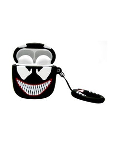 NIBEMINENT Super Hero Venom 3D Cartoon Case Cover For Apple AirPods Black  - Image 2