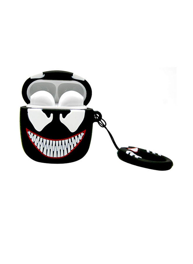 NIBEMINENT Super Hero Venom 3D Cartoon Case Cover For Apple AirPods Black  - Image 2