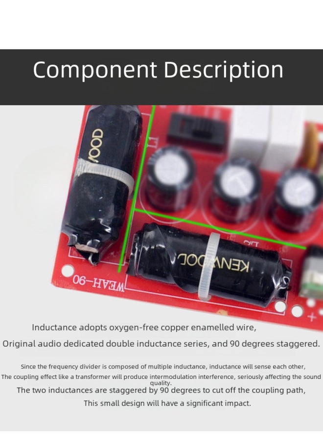 Diy Speaker Subwoofer Crossover Welding-free High-power Crossover Speaker Crossover - Image 3