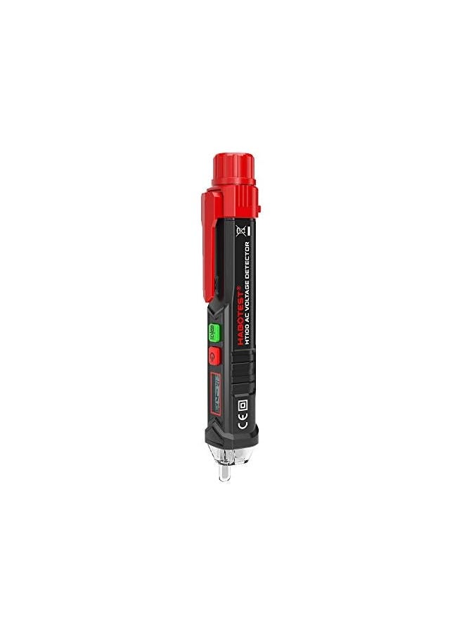 HABOTEST Portable Non-contact AC Voltage Tester Pen Shaped V～Alert Detector with Sound and Light Alarm