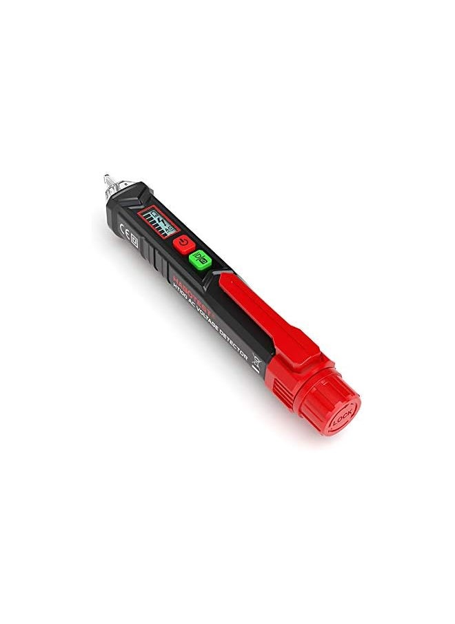 HABOTEST Portable Non-contact AC Voltage Tester Pen Shaped V～Alert Detector with Sound and Light Alarm