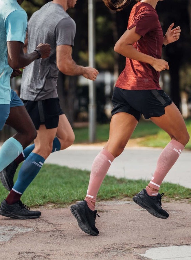 CEP THE RUN COMPRESSION SOCKS TALL for women | Long running socks with compression | Regenerating compression socks for women, Black, L - Image 3