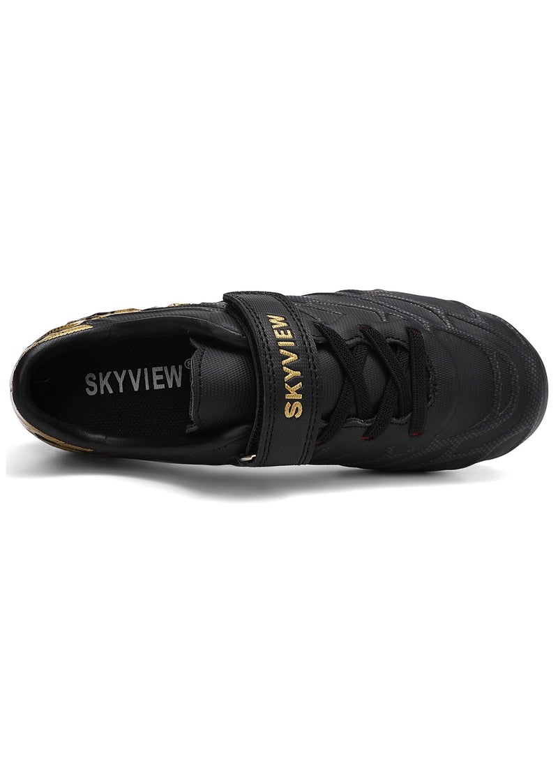سكاي فيو أحذية كرة قدم SKY VIEW للأطفال للأرضيات الصلبة، أحذية رياضية للأولاد والبنات، أحذية كرة قدم خارجية خفيفة الوزن وجيدة التهوية، أحذية بيسبول FG/AG، أحذية كرة قدم للأطفال - Image 5
