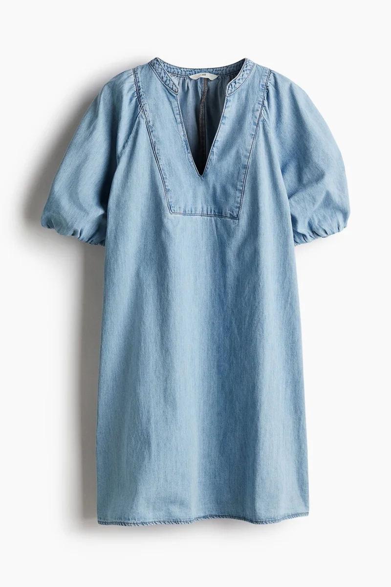 H&M Puff Sleeve Tunic Dress