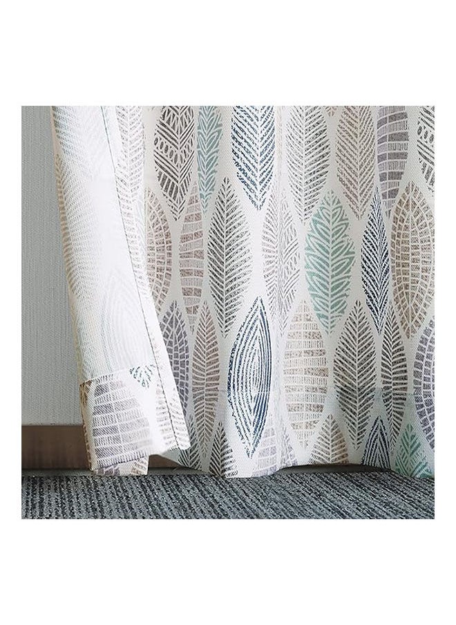 Intex Curtains House - Linen Velvet Sabia Curtain Modern Sheer Design With Steel Grommets 1 Pcs - Image 1