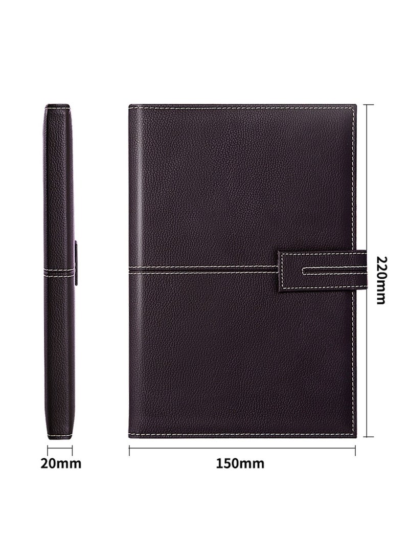 Deli Leather Cover Concise Notebook - Image 2