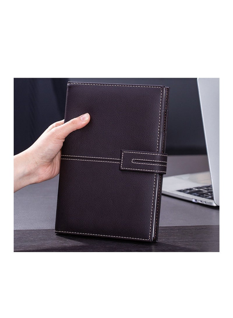 Deli Leather Cover Concise Notebook - Image 4