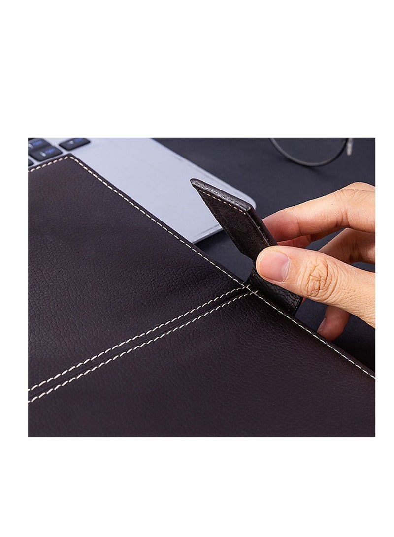 Deli Leather Cover Concise Notebook - Image 3