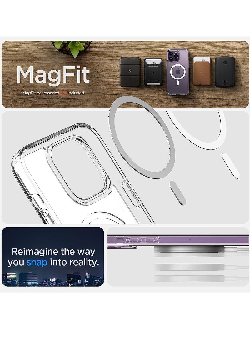 MIGOFAST Magnetic Clear Back Designed for iPhone 11 Pro Clear Phone Case Compatible with Magsafe, Slim Protective Cover - Image 3