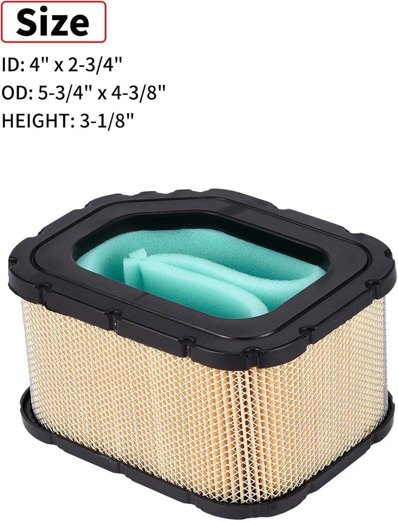 Carkio Air Filter with Pre Cleaner Compatible with Bad Boy ZTCZT 2013 Older 27 HP Replace Part 063808000 - Image 2