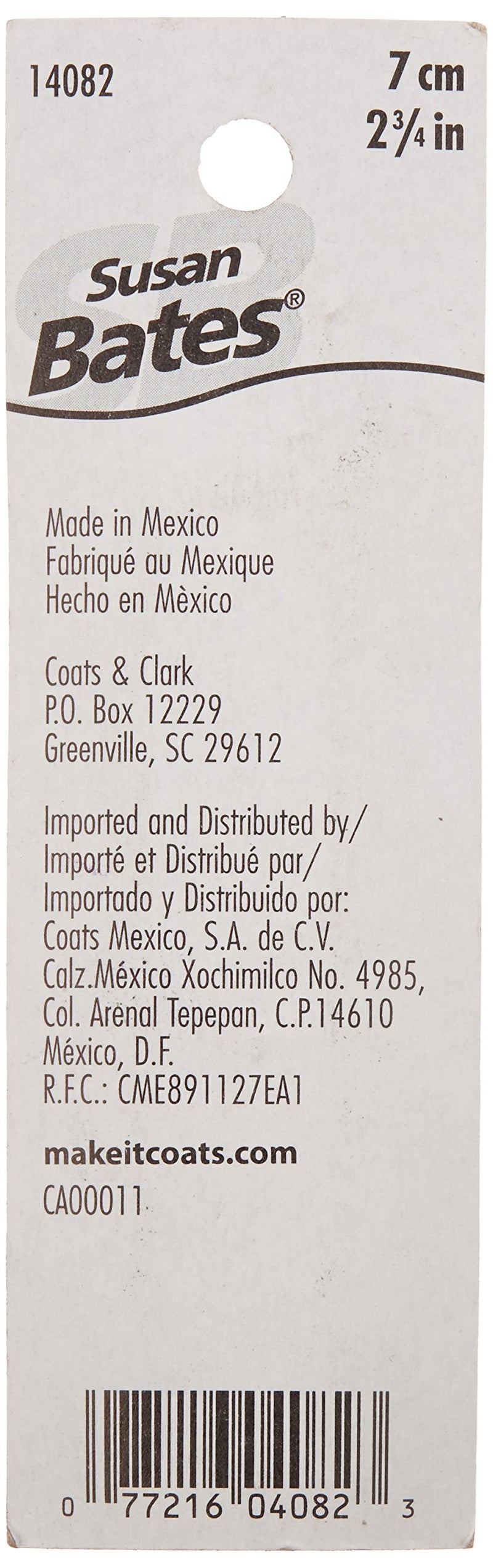 Susan Bates 14082 2-Pack Plastic Yarn Knitting Needle, 2-3/4-Inch - Image 2