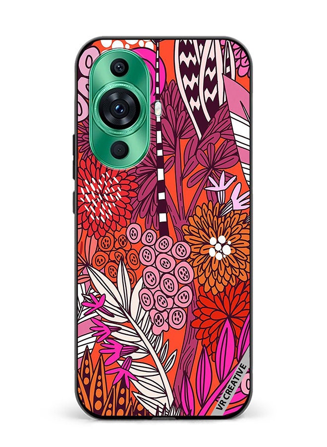 VR CREATIVE Protective Case Cover For Huawei nova 11 Pro Flowers Design Multicolour - Image 1