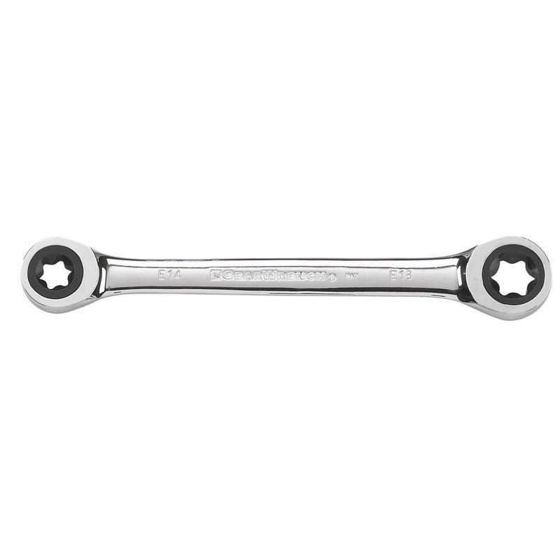 GearWrench مجموعة مفاتيح ربط مزدوجة من جيروينش 4 قطع E-Torx | 9224D - Image 4