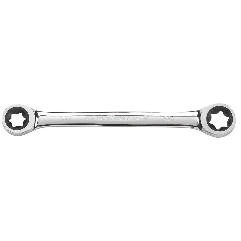 GearWrench مجموعة مفاتيح ربط مزدوجة من جيروينش 4 قطع E-Torx | 9224D - Image 5