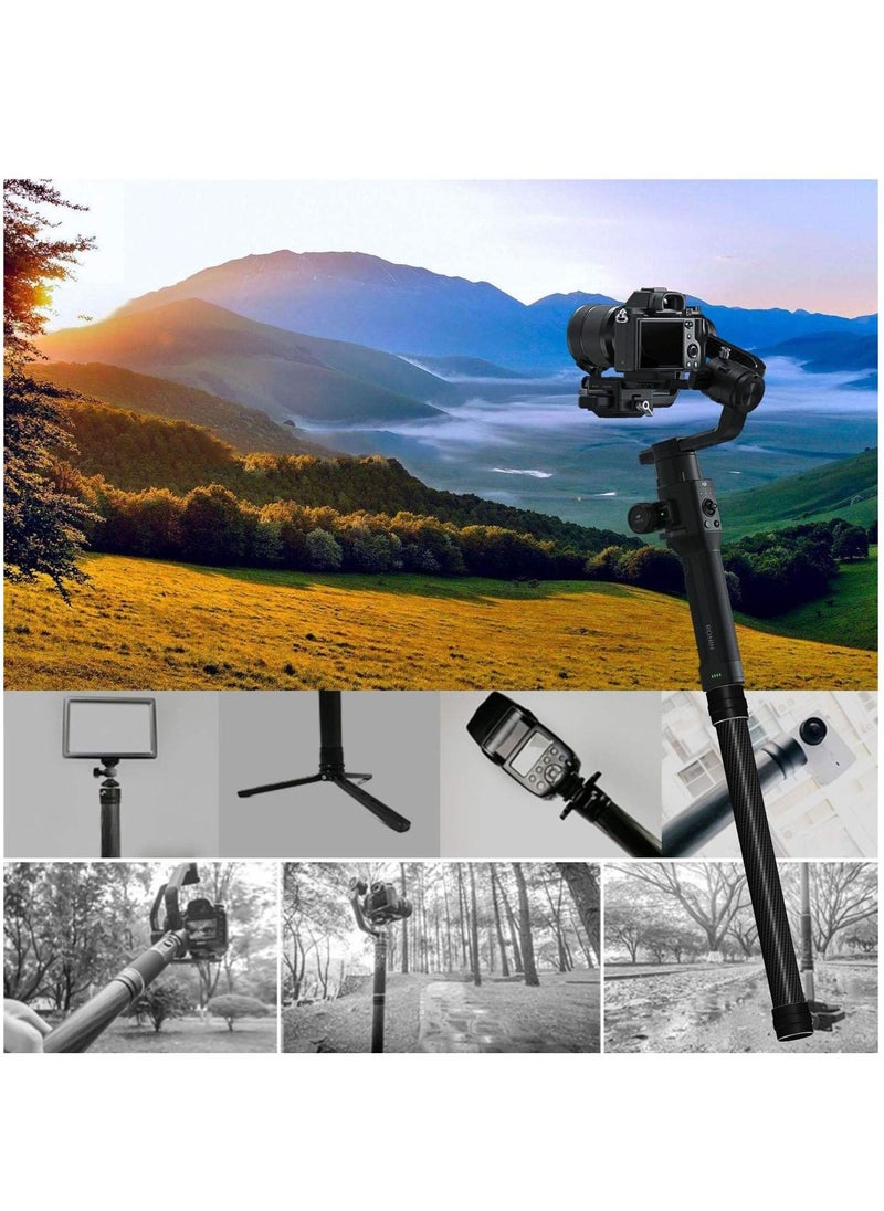 ماركة غير محددة من ألياف الكربون ، مع 1 / 4 بوصة المسمار ، 35cm طويلة ، متوافقة مع djironin-s zhiyun رافعة 2 / 3 feiyu ak4000 / ak2000 موزا اير 2  - Image 5