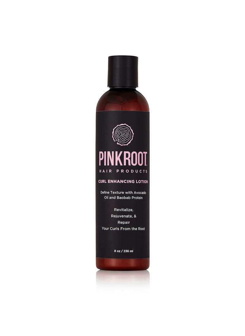 Pink Root - Products Curl Enhancing Lotion 8oz  Revitalize Rejuvenate  Repair Curls  With Avocado  Baobab Protein - Image 1