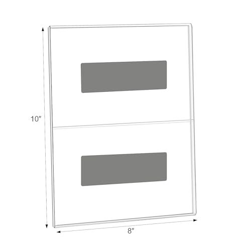 Douildhaiy Magnetic Picture Frames for Refrigerator 8x10 Inch, Magnetic Photo Holders for Fridge, 3 Pack Acrylic Magnetic Picture Frame for Displaying Frames,Children Artworks - Image 2