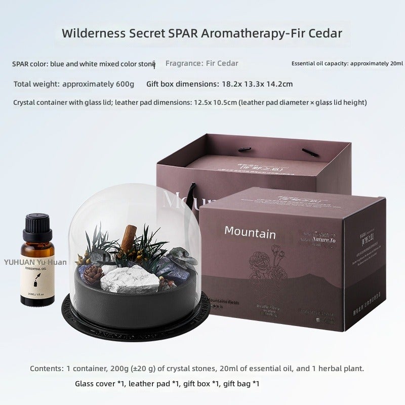 Fire-Free Aromatherapy Essential Oil Diffuser Stone - Long-Lasting Home Fragrance Gift Box